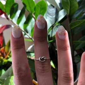 .925 sterling silver knot ring